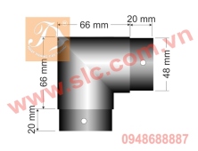 Cút góc 90 độ dùng cho ống inox phi 50.8