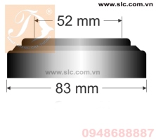 Nắp chụp ống inox phi 83/50.8